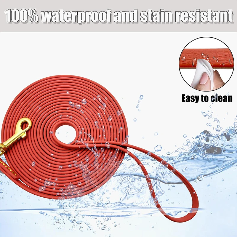 Dog Leash Long PVC Pet Leashes 3M 6M 9M Easy To Clean Waterproof Training Leash For Large Medium Small Dogs - Image 16