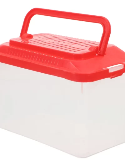 Fish Tank Box Baby Portable Aquarium Clear Mini Tanks Plastic Bowls Terrarium Travel Cage Hamster Transport Waterproof Easy