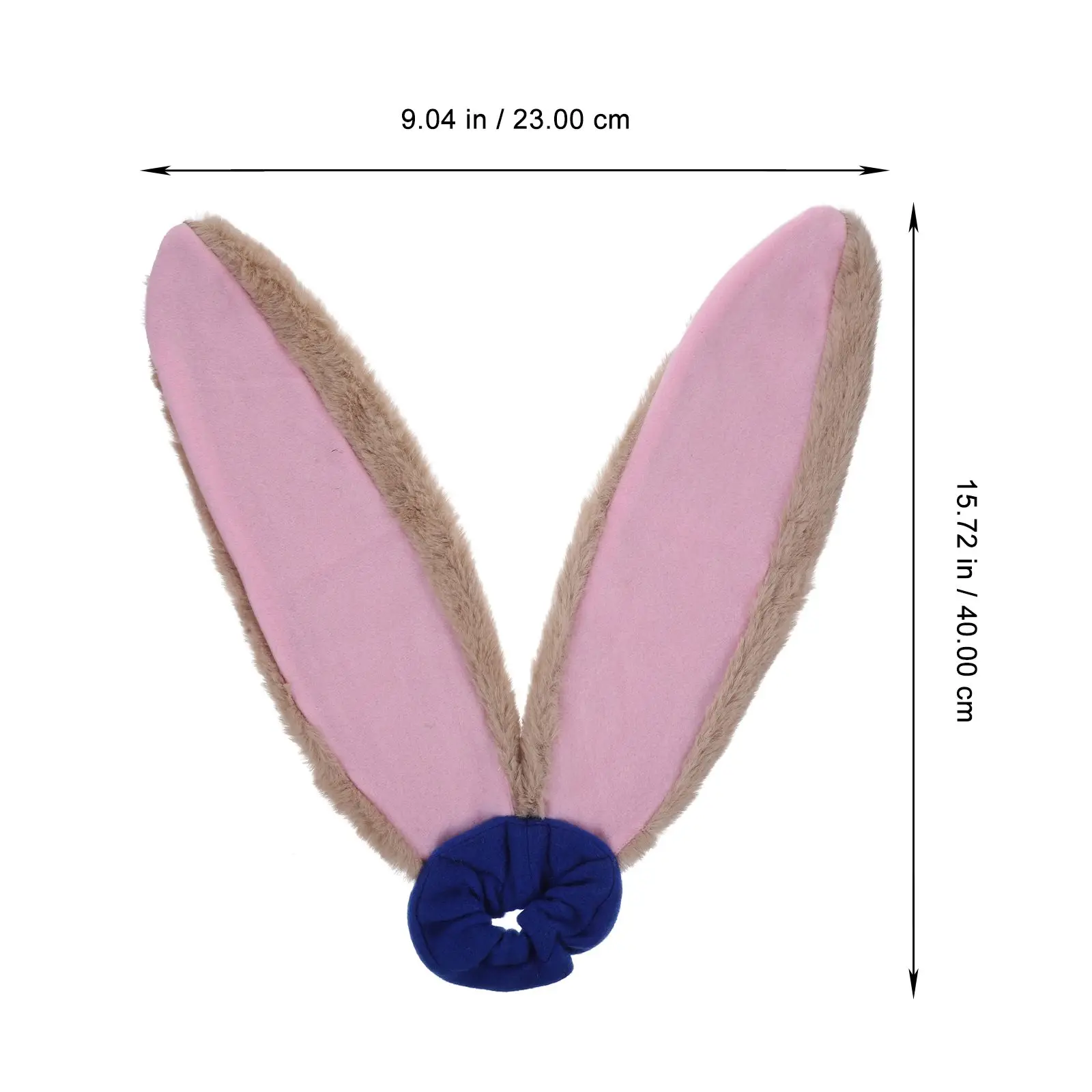 Rabbit Ears Headband Bunny Adult Ponytail Holders Headbands Hair Ties Elastic Bulk Clothing - Image 5