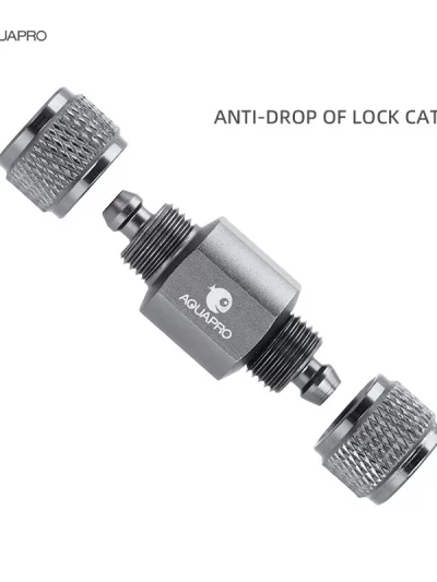 CO2 Aluminiumalloy Check Valve Aquarium Accessories Fish Tank Supplies Equipment Akvarium Checker Terrarium Fishbowl Cylinder