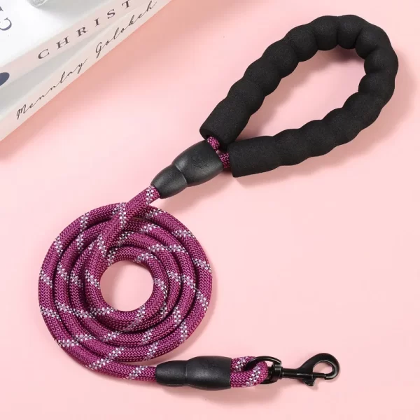 Strong Pet Leash Reflective Large Small Dog With Comfortable Padded Handle Double Heavy  Traction Rope Enhance Safety And Contr - Image 8