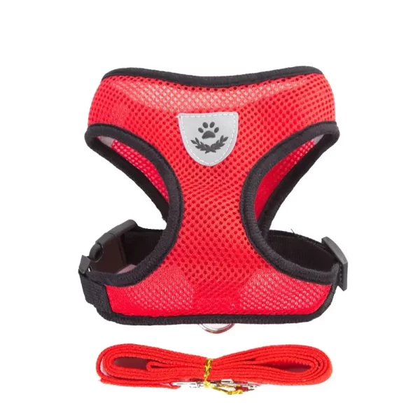 Dog Harness Walking Lead Leash For Small Dogs Collar Polyester Adjustable Mesh Puppy Cat Harness Vest For Medium Pet Accessories - Image 7