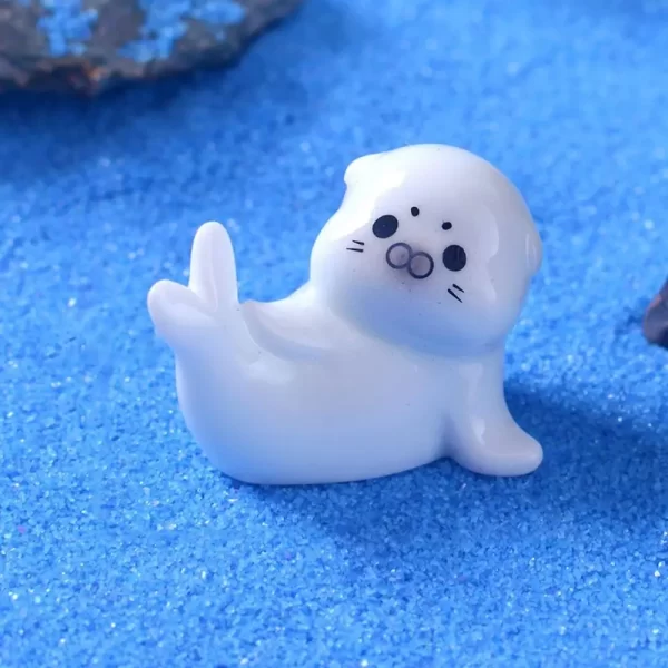 Cute Little Sea Lion Micro Landscape Fish Tank Small Ocean Marine Animal Ornaments Aquarium DIY Decorative Accessories