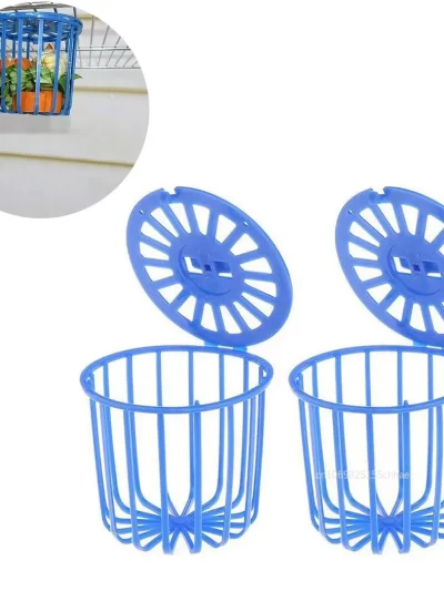 1PC Bird Feeders for Parrot Cage Fruit Vegetable Holder Eggs Hanging Basket Container Toy Pet Parrots Feeder Cage Accessories