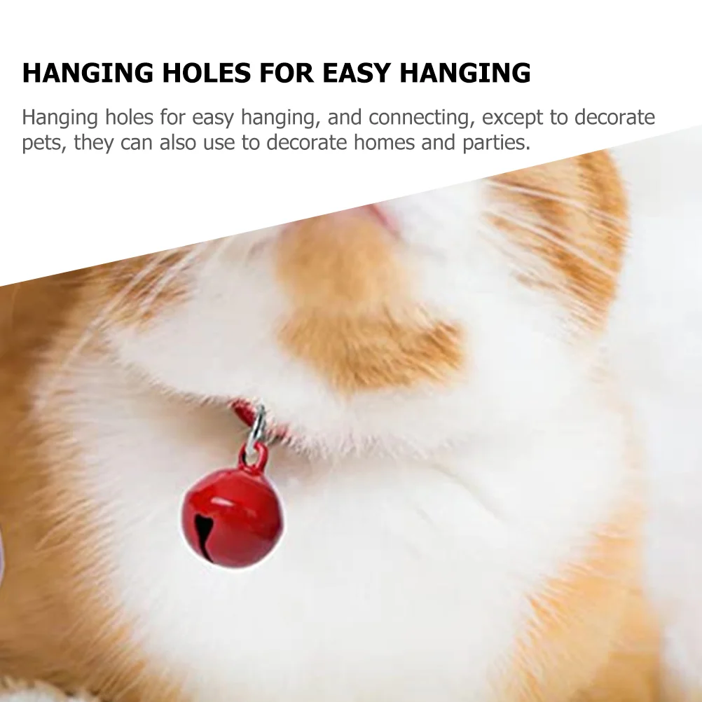10 Pcs Pet Collar Accessories Dog Cat Supplies Metal Hanging Bells Loud Sound Small Bell Pet Products Cat Collars Leads - Image 6