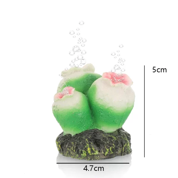 Fish Tank Landscaping Simulation Volcano Aquarium Accessories Rockery Aerator For Aquarium Pump Bubble Stone Oxygen - Image 3
