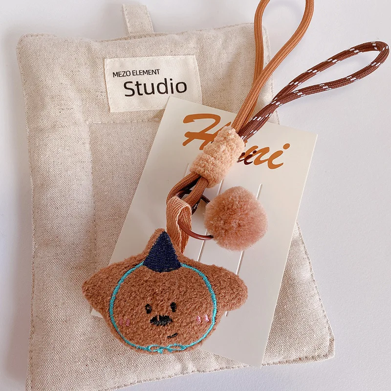 Cute Rabbit Fabric Keychain Handmaking Fabric Animal Doll Keyrings Kawaii Puppy Bag Pendant Keyrings Wholesale Keys Accessories - Image 14