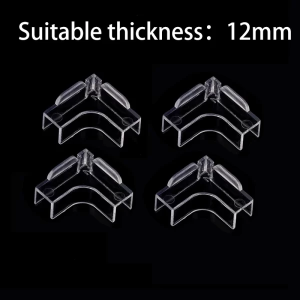 4Pcs Acrylic Transparent Anti-collision Fish Tank Corner Protector Adhesive Free Protective Cover Aquarium Accessories - Image 8