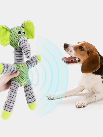 Dog Chew Toys Durable Bite Resistant Training Teeth Grinding Sound Squeaky Toys For Pet Toys Interactive Cat Dog Plush Toys