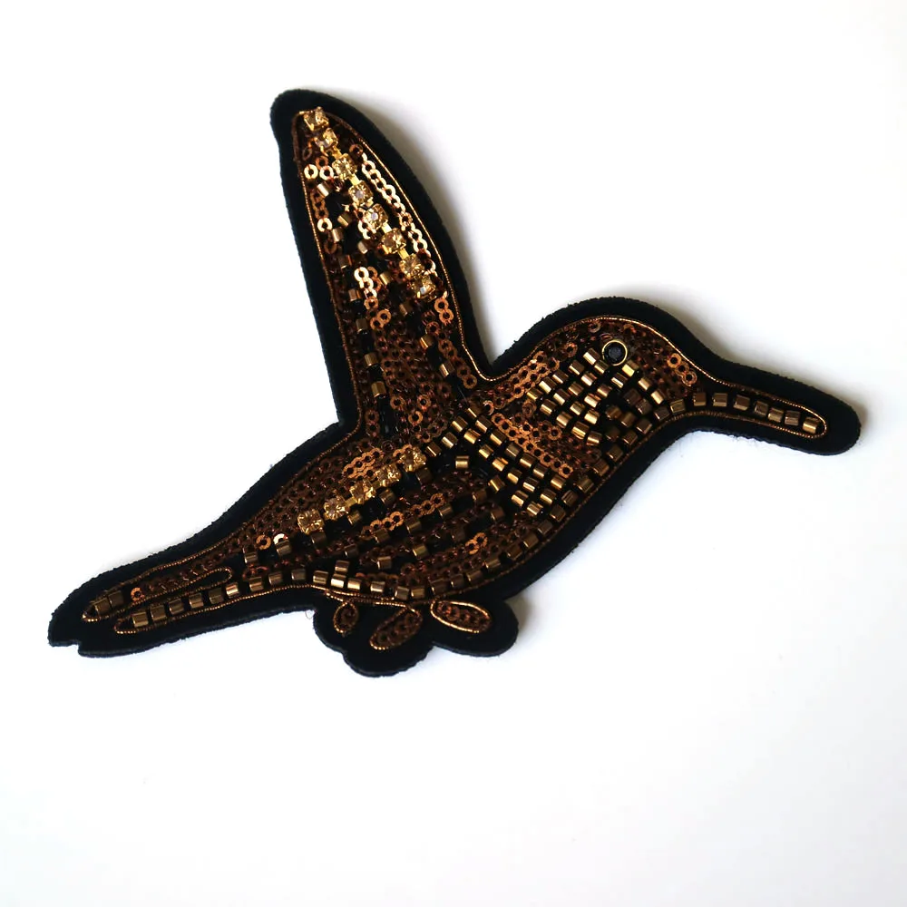 Fashion 3D Bird beaded patches for clothing cute Animal letter Rhinestone appliques Sequins parche DIY clothes accessories - Image 11