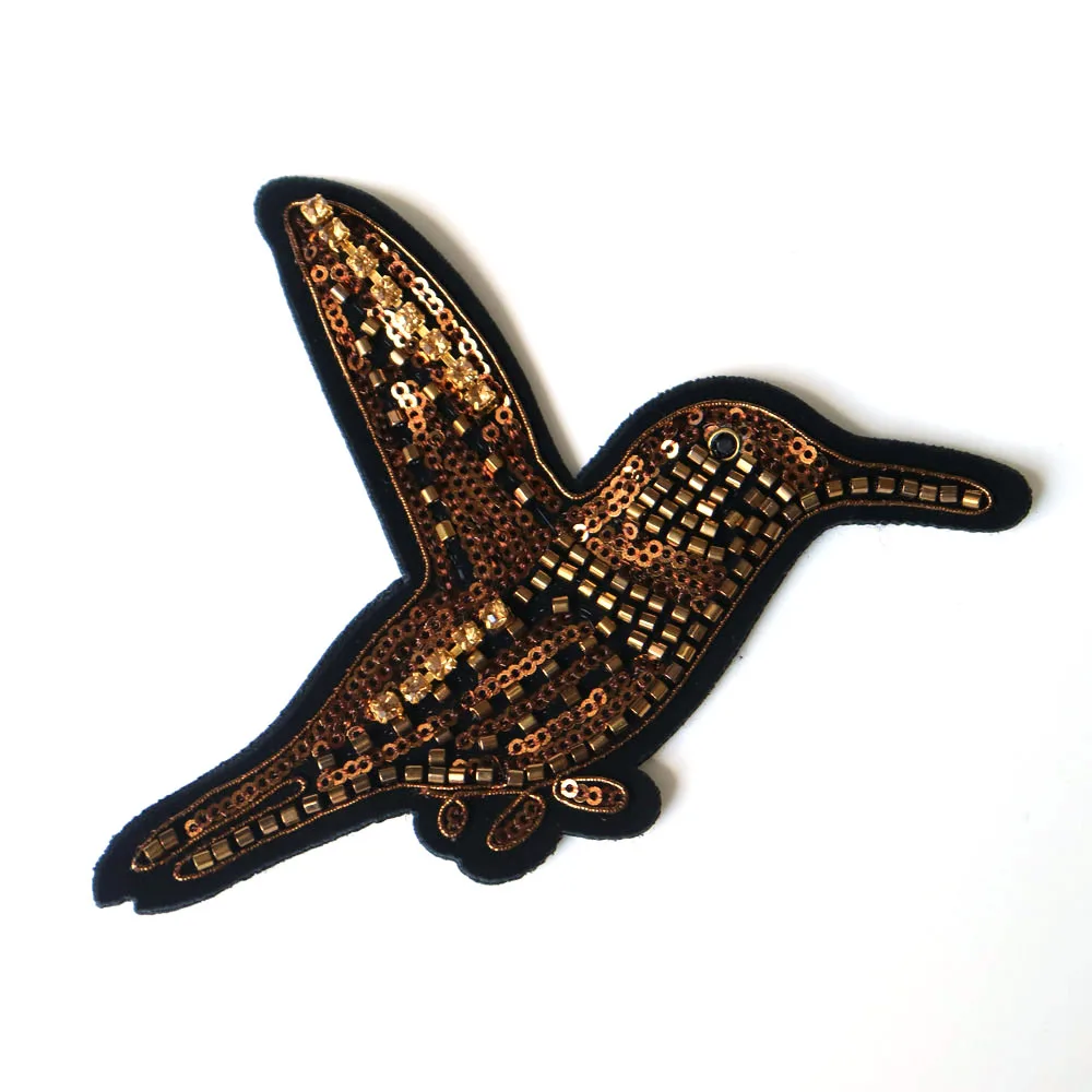 Fashion 3D Bird beaded patches for clothing cute Animal letter Rhinestone appliques Sequins parche DIY clothes accessories - Image 15