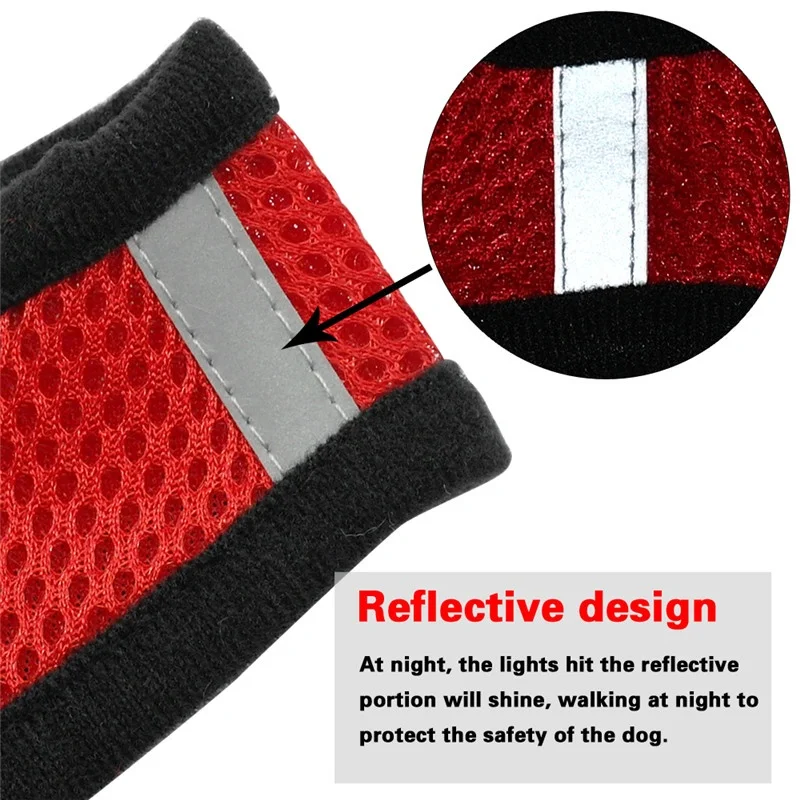 Dog Harness Walking Lead Leash For Small Dogs Collar Polyester Adjustable Mesh Puppy Cat Harness Vest For Medium Pet Accessories - Image 20