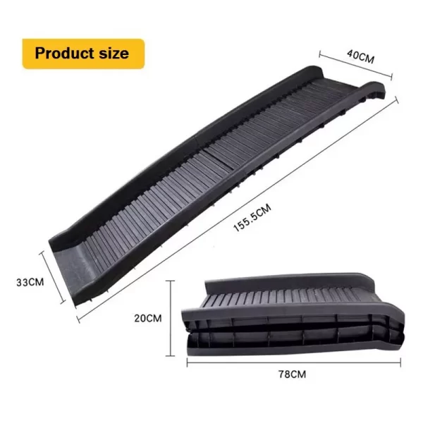 Folding Ladder for Pet, Large Dog Ramp, Car Stairs, Non-Slip Plastic Cat Climbing, Safety Ramps, High Beds, SUV Trucks - Image 5