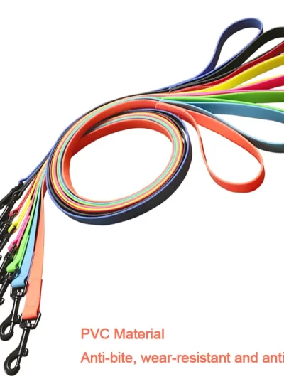 Pet Soft PVC Dog Leash Dog Walking Lead for Small Medium Large Dogs Waterproof Durable Anti-bite Wear-resistant and Anti-dirty