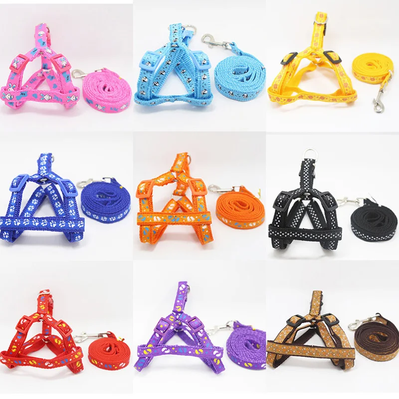 2019 Pet Dog Harness Leashes Puppy Collar for Small Dog Harness Medium Dog Products Adjustable Pet Accessories Arnes Perro 35 - Image 2
