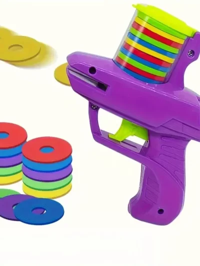 Funny Cat Toys Creative Turnip Gun with 15pcs Reusable Foam Disc Pet Hunting Interactive Toy Dog Cat Pet Supplies