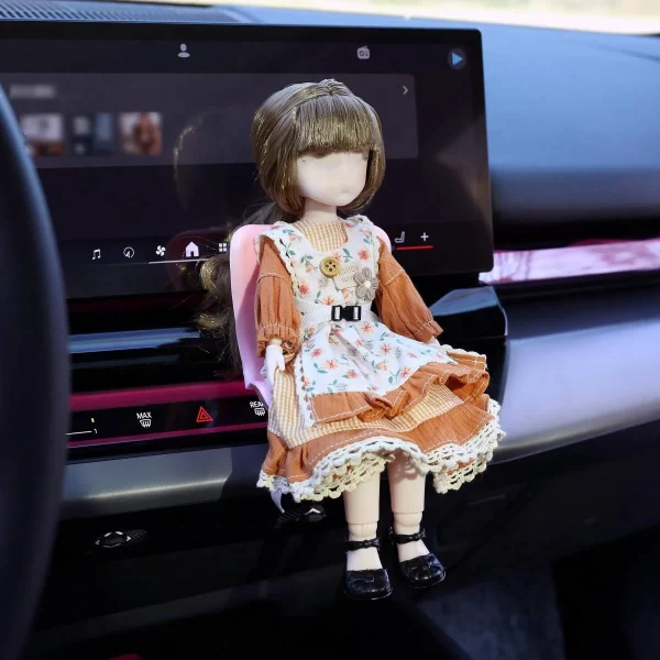 15-17cm buLaLa doll carseat All Doll Safety Seat Accessories Cute Dolls Car Air Outlet Decoration High-Grade Auto Interior gifts - Image 4