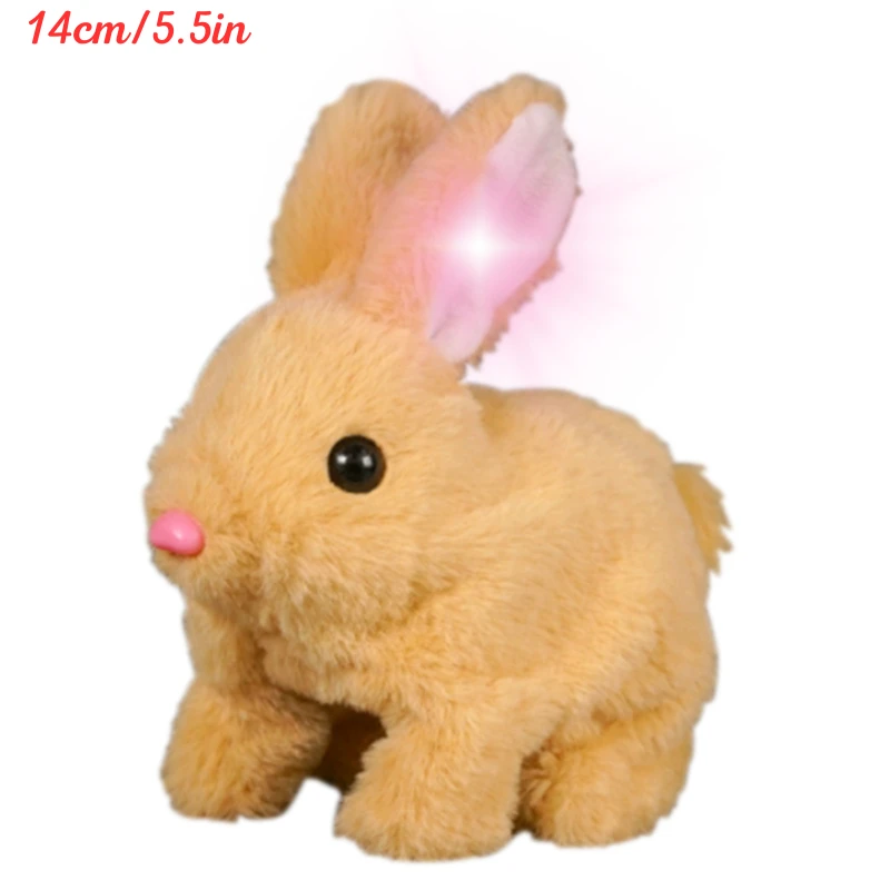 Cute Electric Rabbit Interactive Plush Toys Bunny With Carrot Walking Wiggle Ears Wag Tail Stuffed Peluche Doll Birthday Gifts - Image 10