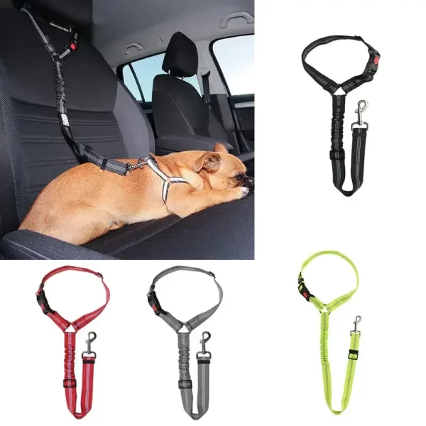 Reflective Pet Dog Car Seat Belt Puppy Collar Walking Travel Car Accessories Cat Leash Harness for Small Dogs Pet Car Supplies - Image 10