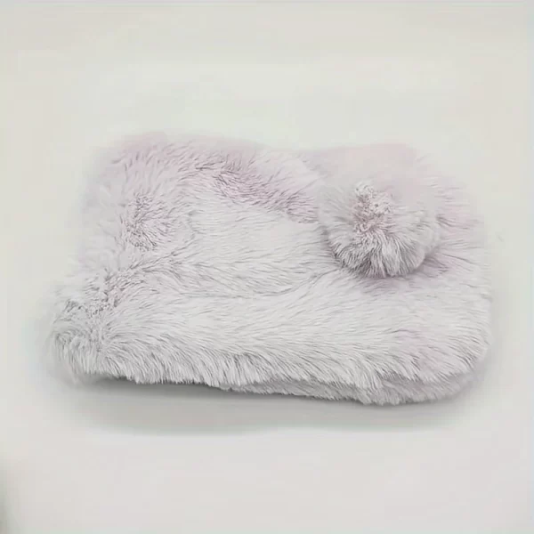 Rabbit Bed Pad-Faux Fur Rectangular Sleeping Mat with Cotton Filling,Warm Winter Pet Supplies for Rabbits, Chinchillas, Hamsters - Image 9