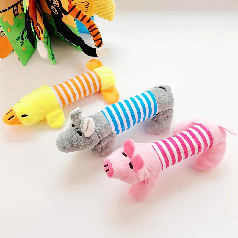 Dog Cat Fleece Toys Elephant Duck Pig Chicken Legs Pet Funny Plush Toys Fit for All Pets Popular Squeak Chew Sound Dolls - Image 10