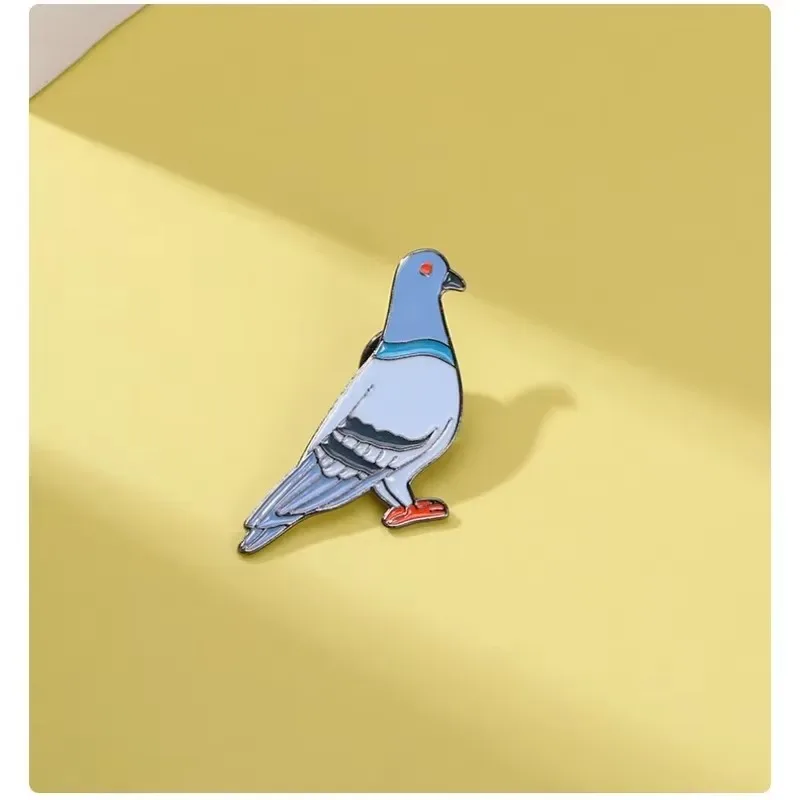 Creative Animal Cute Bird Metal Badge Alloy Cross Border Peace Pigeon Brooch Chest Flower Clothing Accessories for Friends Gifts - Image 11