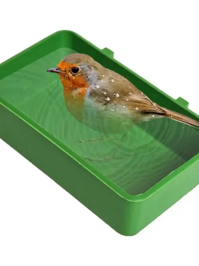 1pc Bird Water Bath Tub Pet Bird Bowl Parrots Parakeet Birdbath Cage Hanging Small Parrot Cage Pet Bird Cage Pet Products ﻿
