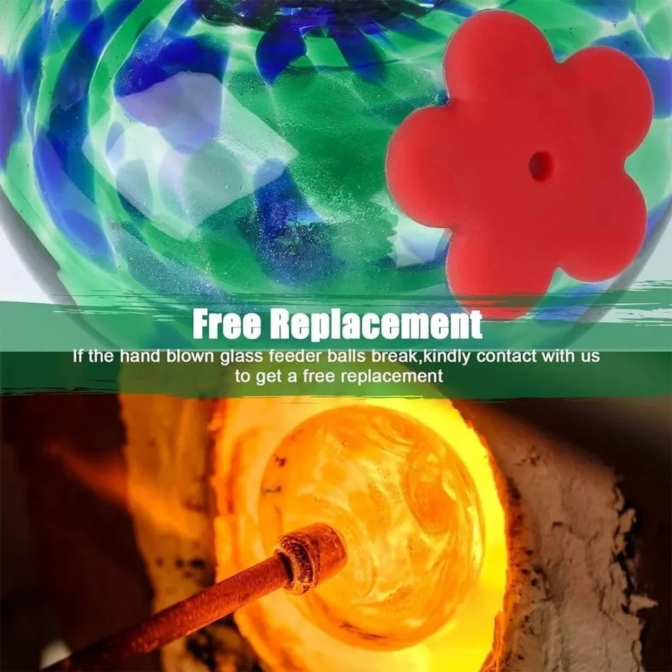 Charming Wind Chimes Hummingbird Feeders Hanging Metal Round Window Bird Feeders Suction Cup Garden Decor Outside Food Container - Image 17