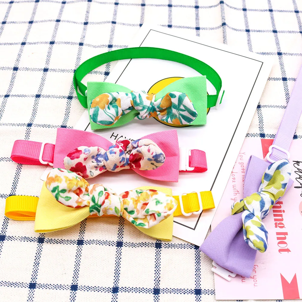 40pcs Small Dog Cat Bowties Fashion Cute Bow Ties For Dogs Grooming Accessories Dog Neckties Puppy Small Dogs Supplies - Image 2