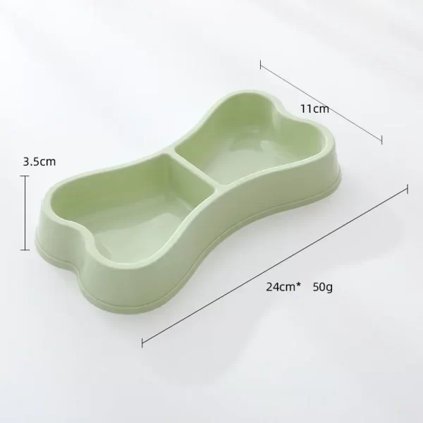 Puppy and kitten feeding supplies dual pet bowl dog food pet water dish feeder small dog - Image 3