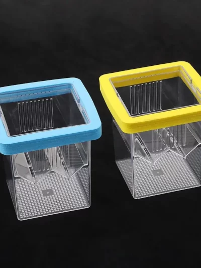Fish Isolation Box Acrylic Floating Fish Breeding Box Clear Adjustable Aquarium Fish Breeding Box Square Incubator Box Fish Tank