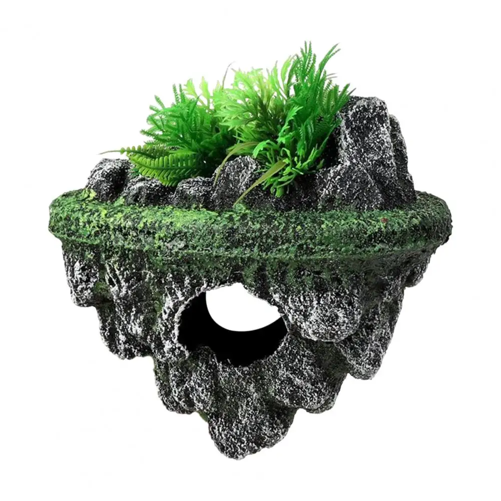 Fish Tank Artificial Stone Decoration Miniature Aquarium Float Moss Rock Landscaping Betta Cave Hideout Shelter Fish Tank Decor - Image 7