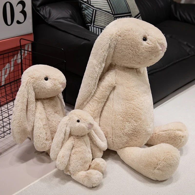 30cm Bunny Rabbit Plush Toy Soft Stuffed Long Ear Bunny Doll Funny Baby's Sleeping Companion Delicate Home Decoration Kids Gifts - Image 3