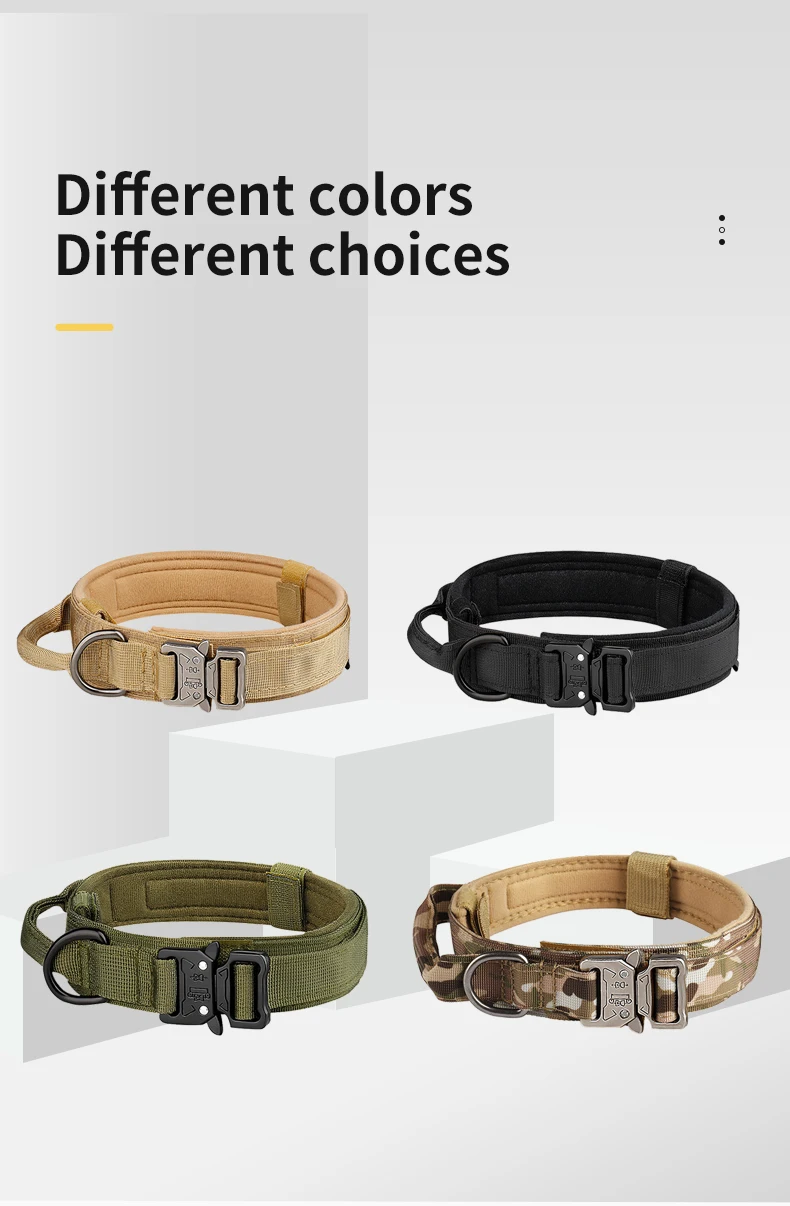 Tactical Dog Collar For Medium And Large Dogs: Suitable For All Breeds, Adjustable And Durable - Image 17
