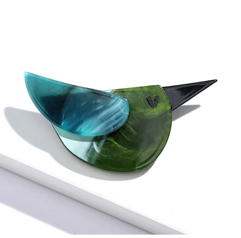 SKEDS Fashion Women Men Acrylic Bird Brooch Pin Creative Simple Trendy Badges For Unisex Bag Clothing Accessories Brooches Gift - Image 18