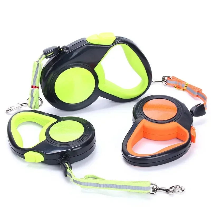 Retractable Dog Leash Automatic Extending Nylon Puppy Pet Dog Leashes Lead Dog Walking Running Leash Traction Rope 3m 5m 8m