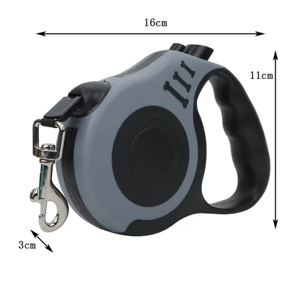 3m 5m Dog Leash for Small Dogs Cat Automatic Retractable Durable Nylon Lead Puppy Outdoor Travel Walking Hiking Traction Rope - Image 6