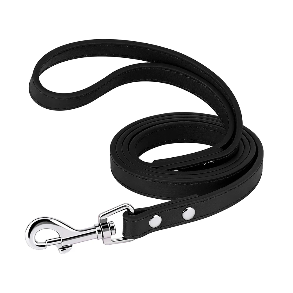 120cm PU Leather Dog Leash Soft 4ft Leather Dog Leash Pet Walking Training Leads Durable for Small Medium Dogs Pitbull Chihuahua - Image 7