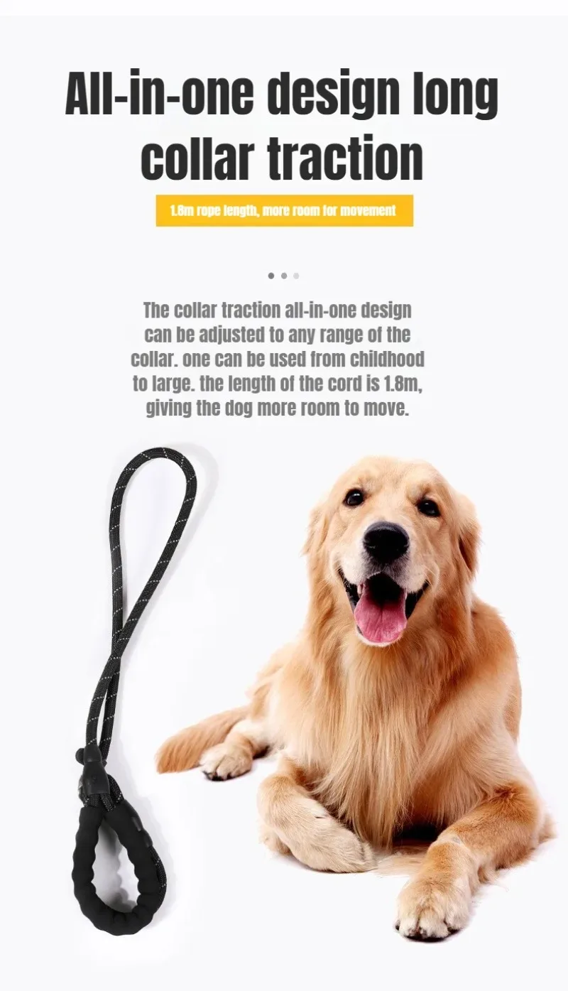 Harness Leash Dog Collar Small Puppy Accessories Explosion-proof Reflective Training Anti-escape Walking Rope Pet Traction - Image 17