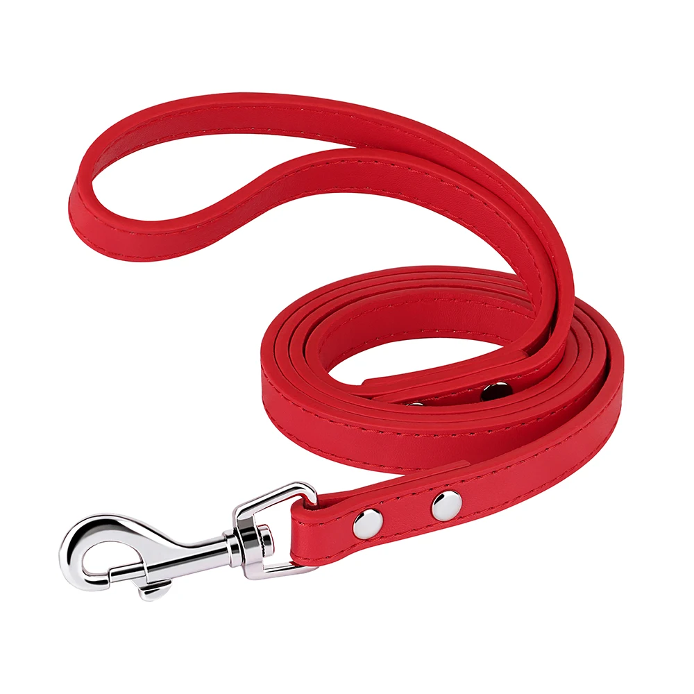 120cm PU Leather Dog Leash Soft 4ft Leather Dog Leash Pet Walking Training Leads Durable for Small Medium Dogs Pitbull Chihuahua - Image 10