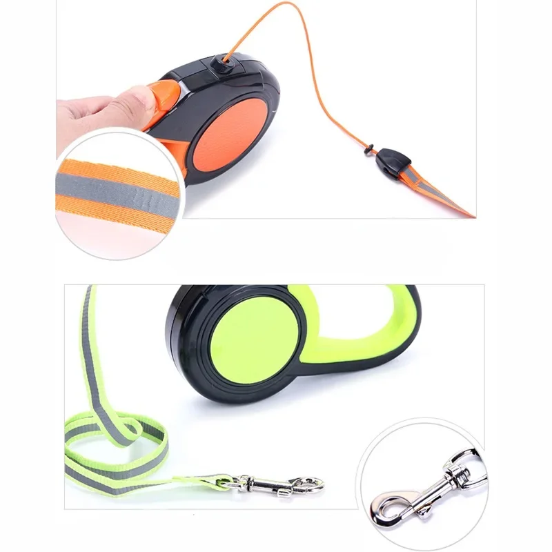 Retractable Dog Leash Automatic Extending Nylon Puppy Pet Dog Leashes Lead Dog Walking Running Leash Traction Rope 3m 5m 8m - Image 13