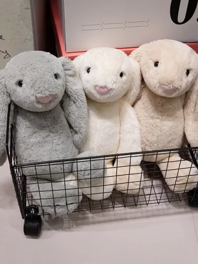 Kawaii Long Ear Rabbit Plush Toy Stuffed Toy Bunny Doll Babies Sleeping Companion Plush Doll Children's Gift
