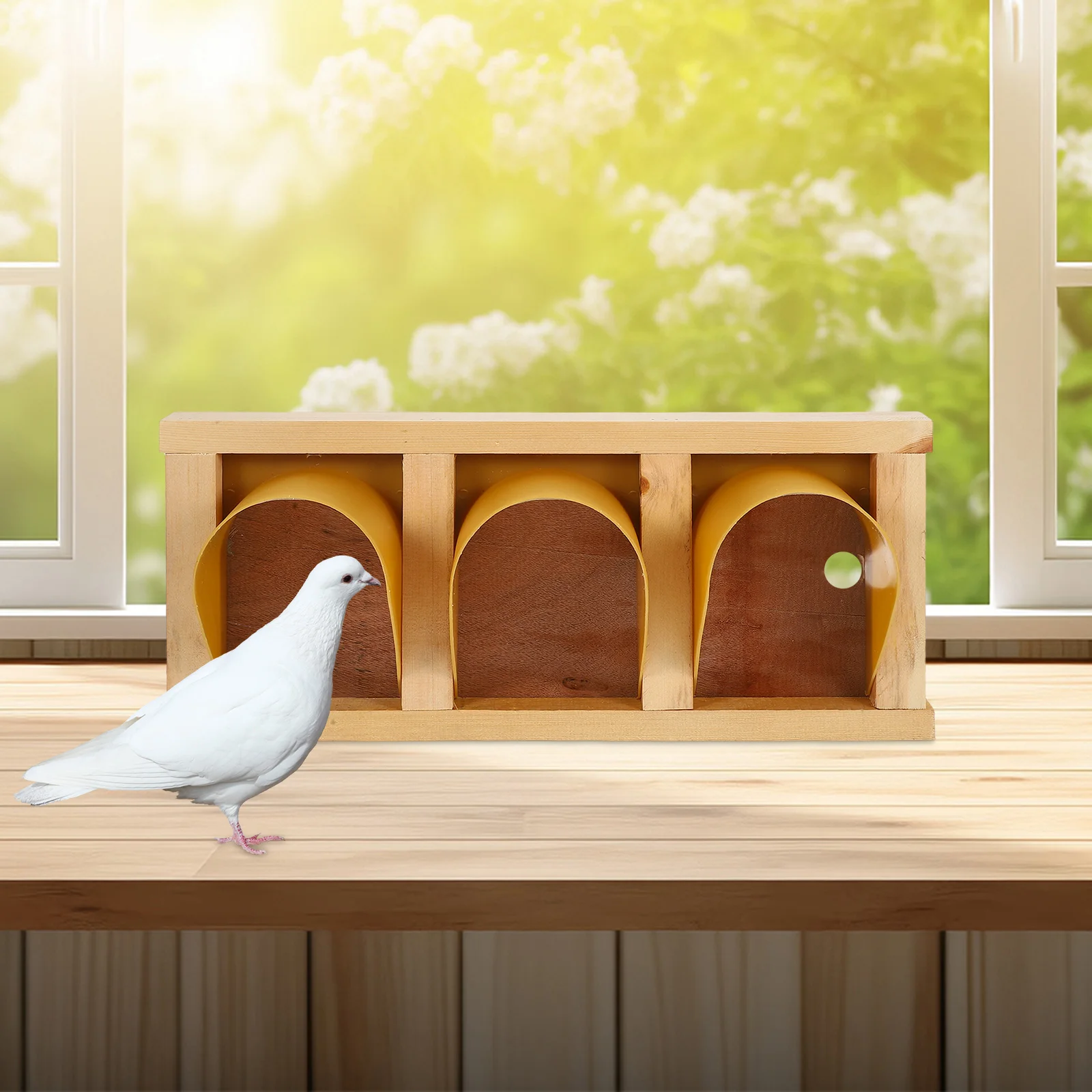 Wooden Pigeon Entrance Door Bird Cage Accessories Small Birds Trap Racing Supplies Dove Door Pet Products Bird Cages Nests - Image 4