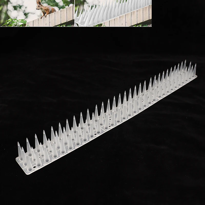 DIY Accessories Repeller Cat Plastic Bird Repellent Anti Pigeon Anti-bird Squirrel Garden Fences Control Transparent Spikes - Image 4