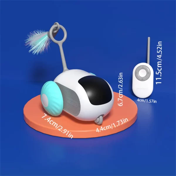 Remote Control Interactive Cat Toy Intelligent Automatic Electric Smart Sports Self-moving Balance Interactive Car Cat Toys - Image 7