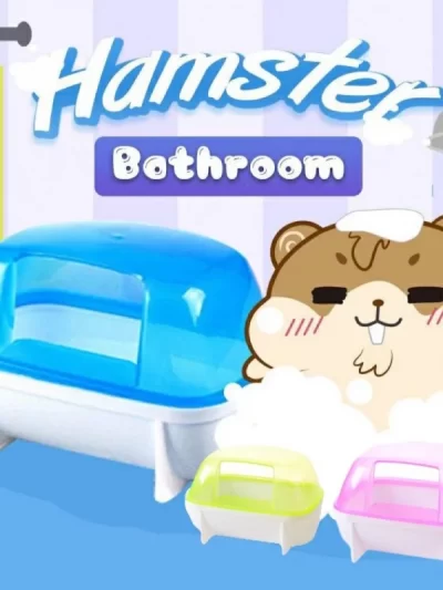 Hamster Bathroom Hamster Bathtub Small Accessories Bathing Small Pet Chinchillas Guinea Pig Toilet
