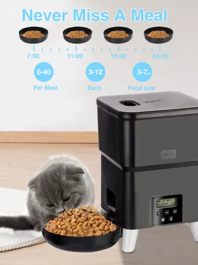 2L Automatic Pet Feeder Smart Food Dispenser for Cats and Dogs Timed Quantitative Feeding Scientific Feeding Pet Supplies
