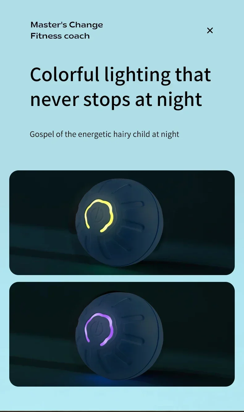 Smart Dog Toy Ball Electronic Interactive Pet Toy Moving Ball USB Automatic Moving Bouncing for Puppy Birthday Gift Cat Product - Image 18