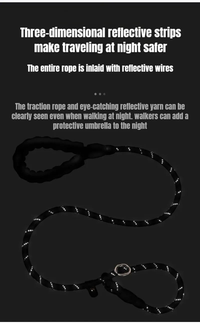Harness Leash Dog Collar Small Puppy Accessories Explosion-proof Reflective Training Anti-escape Walking Rope Pet Traction - Image 12