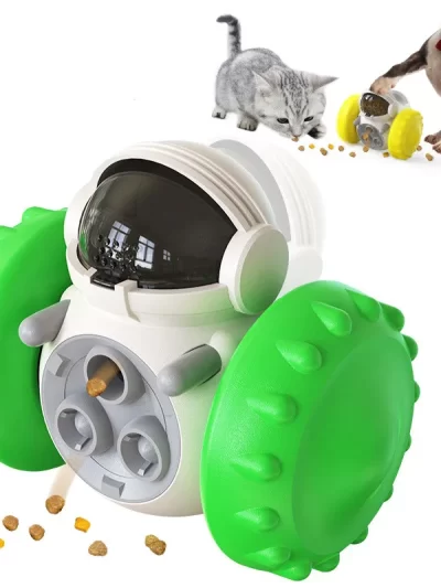 Dog Treat Toy for Small Dogs Interactive Pet Food Dispenser Puzzle Toys Dispensing Cat Slow Feeder Toy For Puppies Medium Dogs